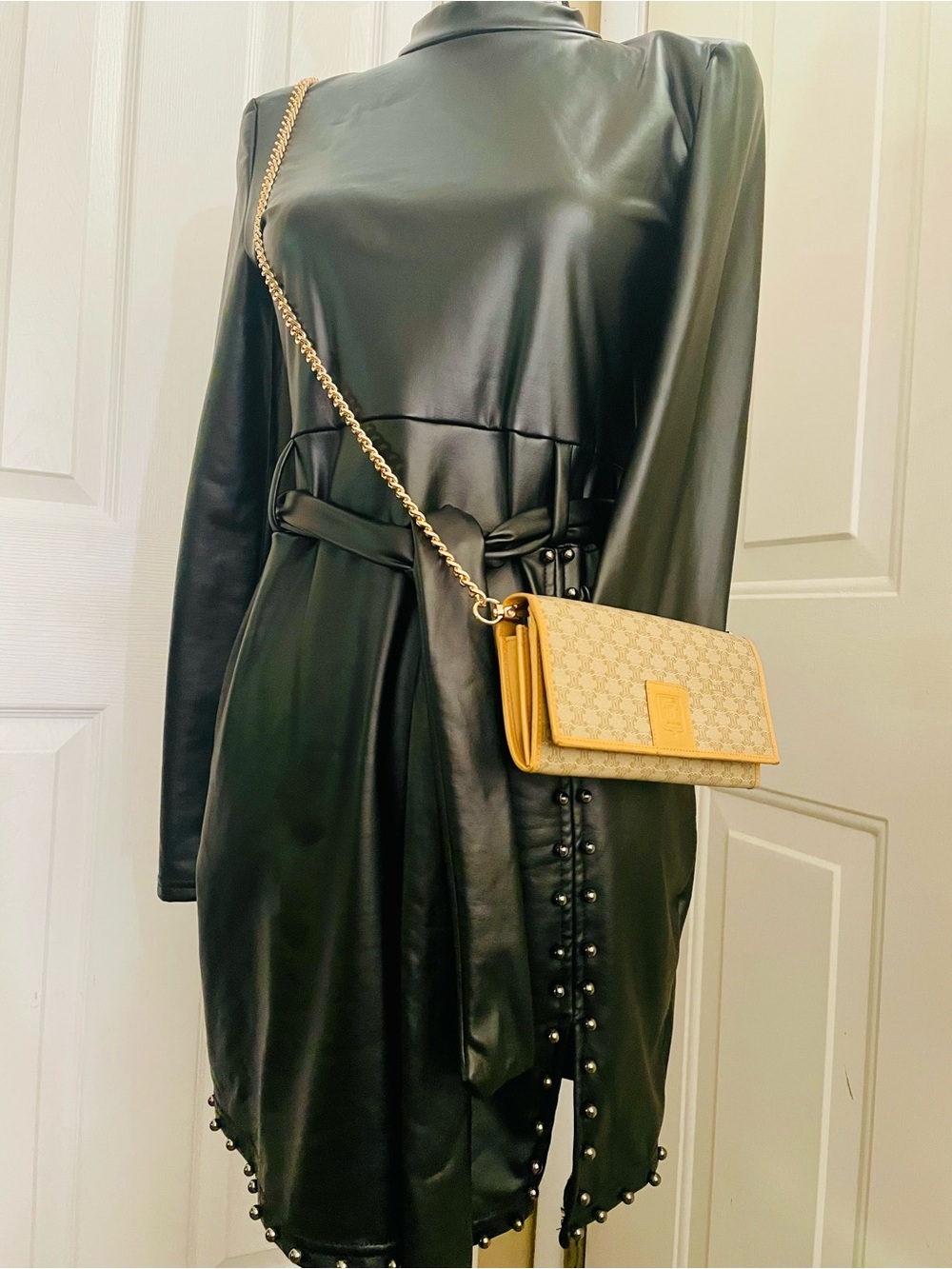 Celine Beige Monogram Wallet